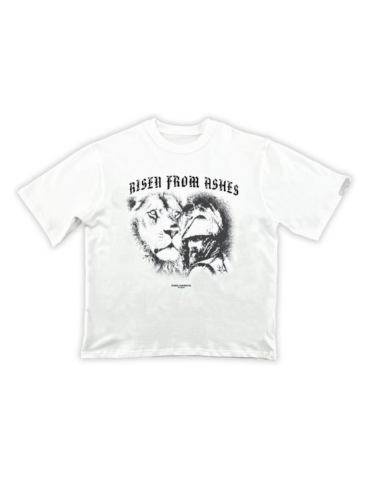 RISEN FROM ASHES - RISEN WARRIOR WHITE TEE